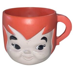 Vintage Hanna-Barbera Pebbles Flintstone Vitamins Cup 1972